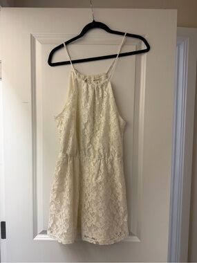 miami Cream Lace Cami Top